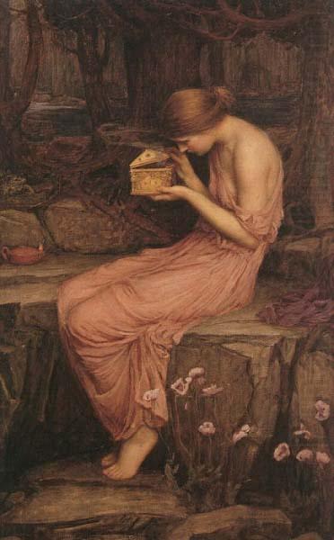 John William Waterhouse Psyche Opening the Golden Box china oil painting image